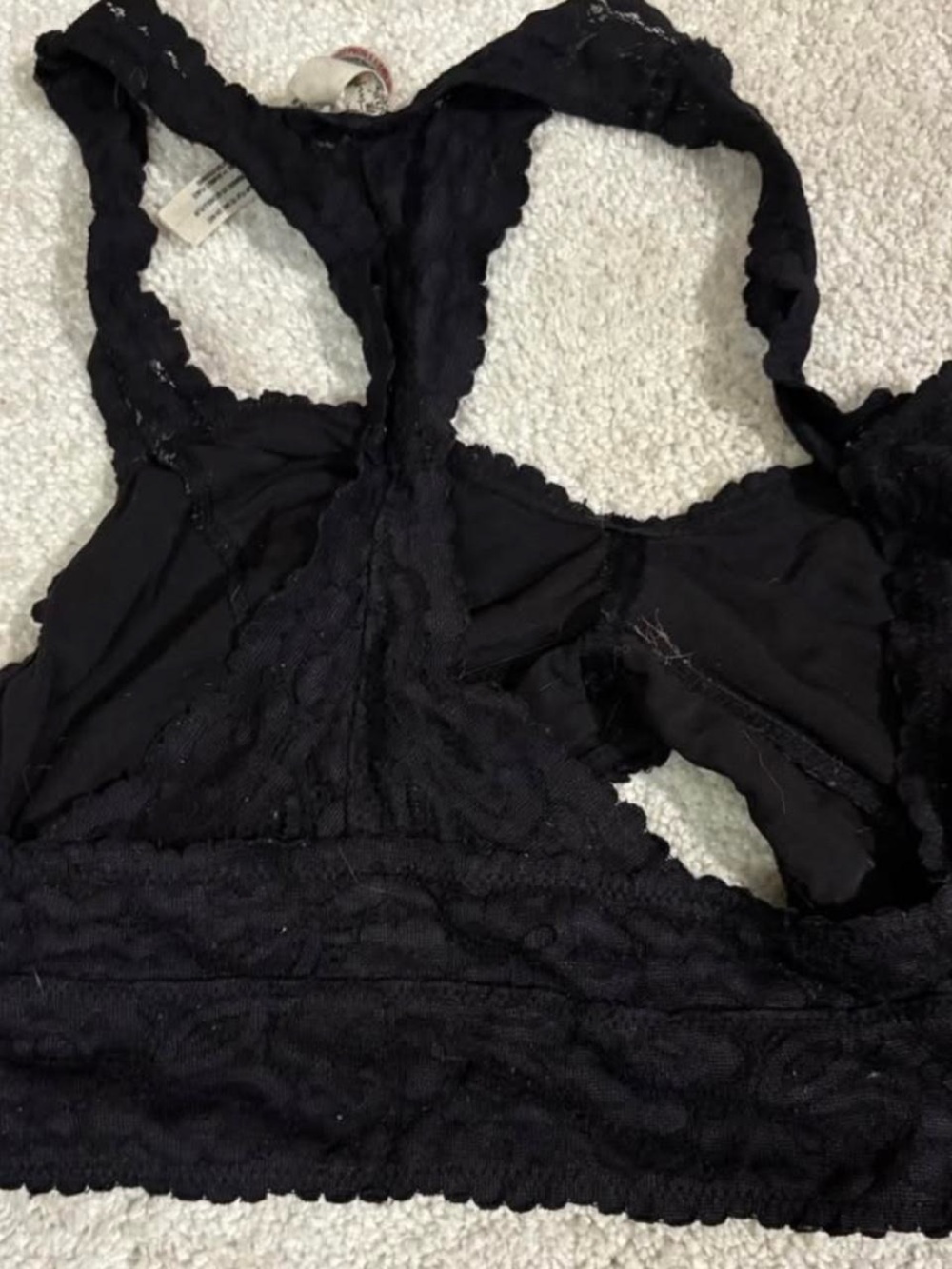Black Lace Racerback Bralette